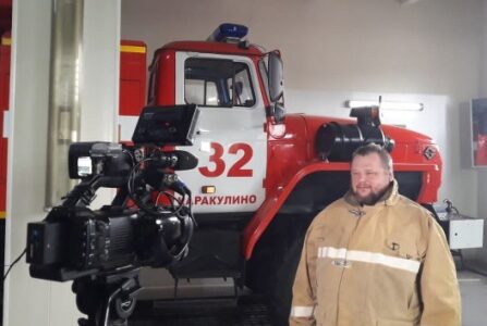 Пожарные-добровольцы из Удмуртии на Первом канале! 