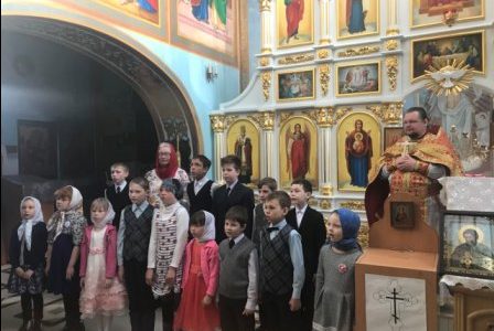Выступление воспитанников  «Детской воскресной школы»