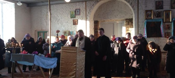 Праздничный молебен в храме Покрова Пресвятой Богородицы с. Арзамасцево